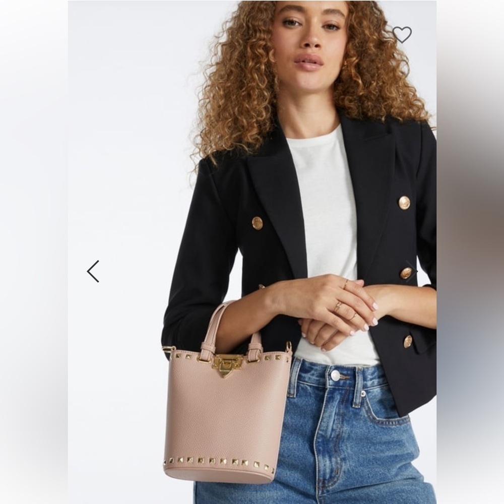 JustFab Studded Bucket Bag - NWT​​​​​​​